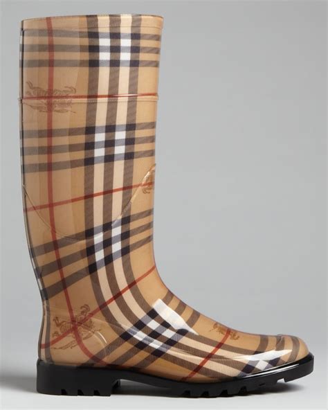 pink plaid burberry rain boots|Burberry boots uk.